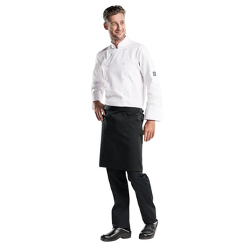 Tablier de Cuisine 3 Poches - CHAUD DEVANT I NOIR
