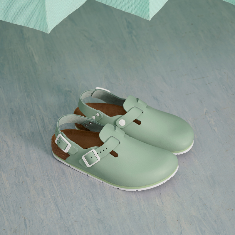 Sabots de Travail Unisexe Tokio Pro Liseré Vert - BIRKENSTOCK
