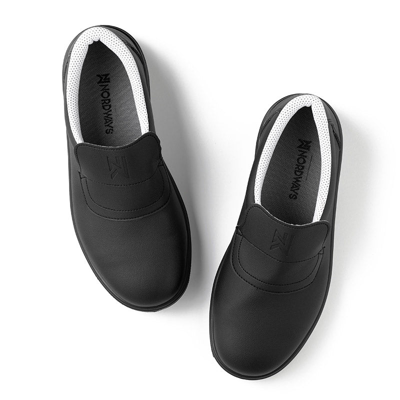 mocassin de cuisine noir 