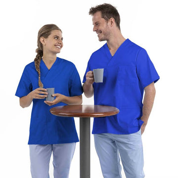 Tunique médicale Athena unisexe bleu royal