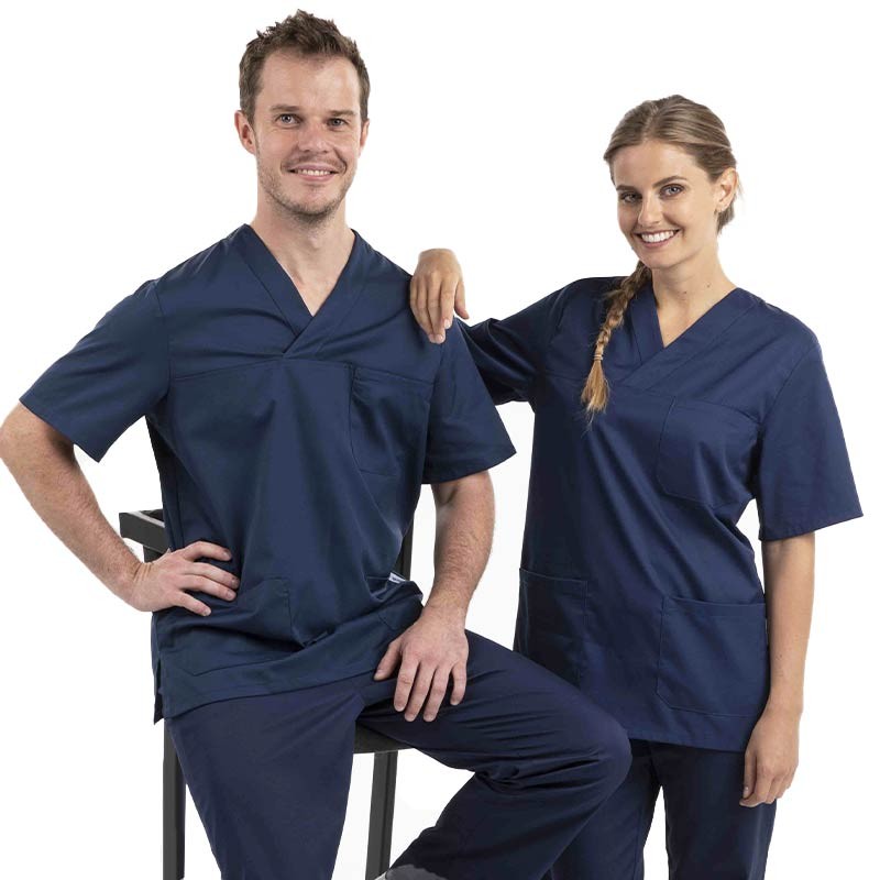 Tunique médicale Athena unisexe bleu marine