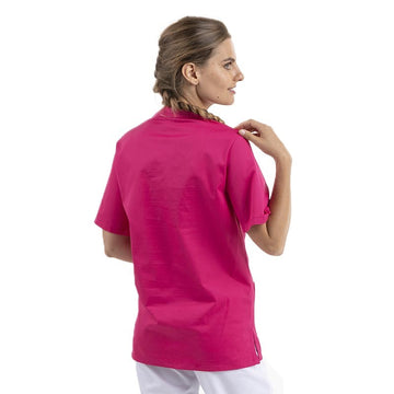 Tunique médicale Athena unisexe rose dos