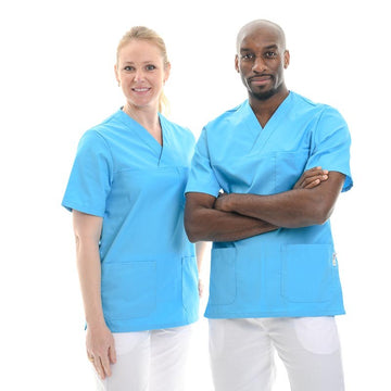 Tunique médicale Athena unisexe turquoise
