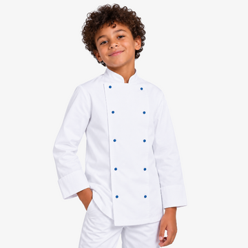 veste enfant blanc bleu