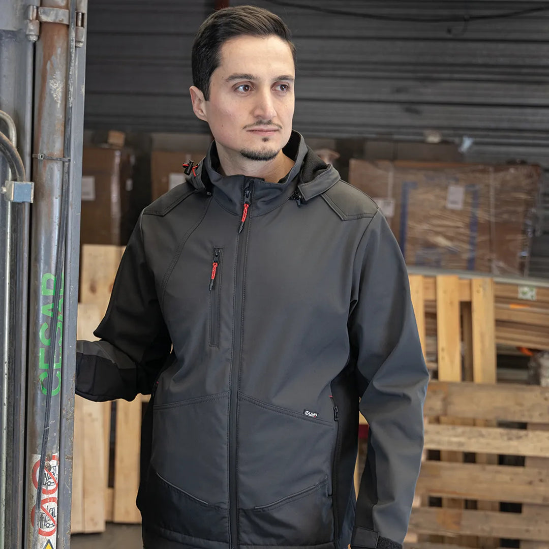 veste-de-travail-homme-softshell-impermeable-respirante-a-capuche-amovible-lma-Rock-5