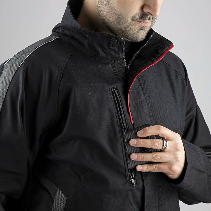 Zoom fermeture Veste multipoches stretch et résistante LMA