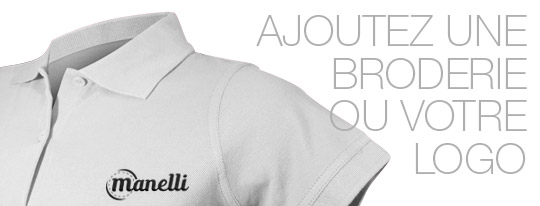 brodez votre polo femme