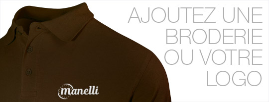 Personnalisez votre polo homme marron avec une broderie ou votre logo