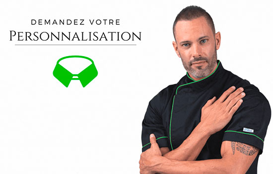 Personnalisez votre veste de cuisine en toute simplicité